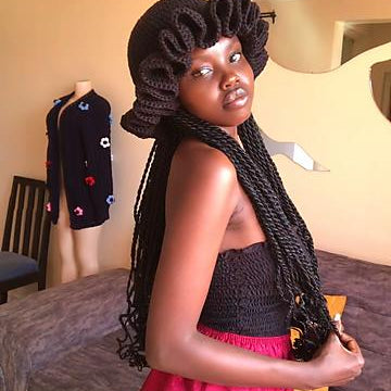 Ruffle bucket hat