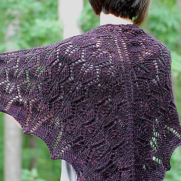 Flourish: A Knitted Triangle Shawl