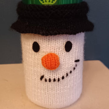 PDF Christmas DK knitting pattern - Can Sleeve Cosy/Cosies
