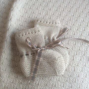 Lace and Eyelet Bootees