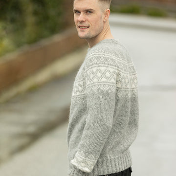 Kval Sweater in Viking Of Norway - UK-2316-8 - Downloadable PDF