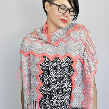 Chevron Fringe Scarf