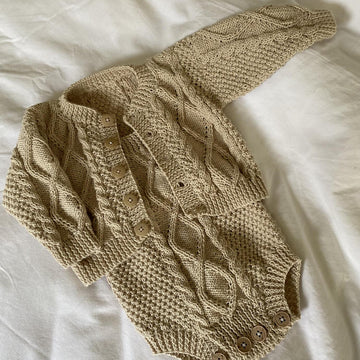 Mini Aran Cardigan