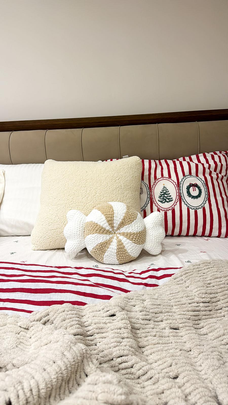 Wrapped Candy pillow