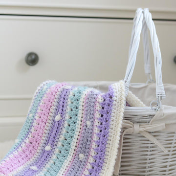 Bobble Stripe Blanket
