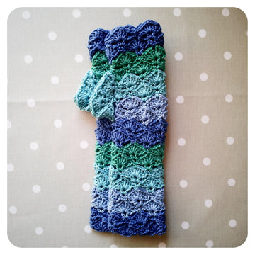 Gloves :: Wave Stitch Wristwarmer Mittens
