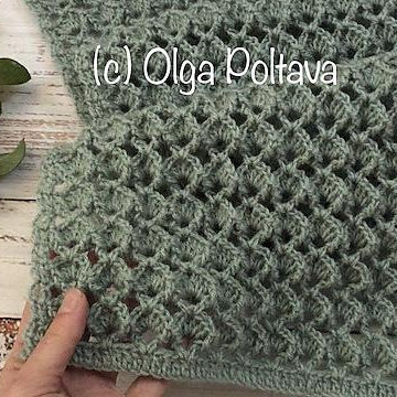 Textured Shells Scarf