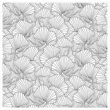 My Favorite Things Background Cling Rubber Stamp 6"X6" - Coral Flair