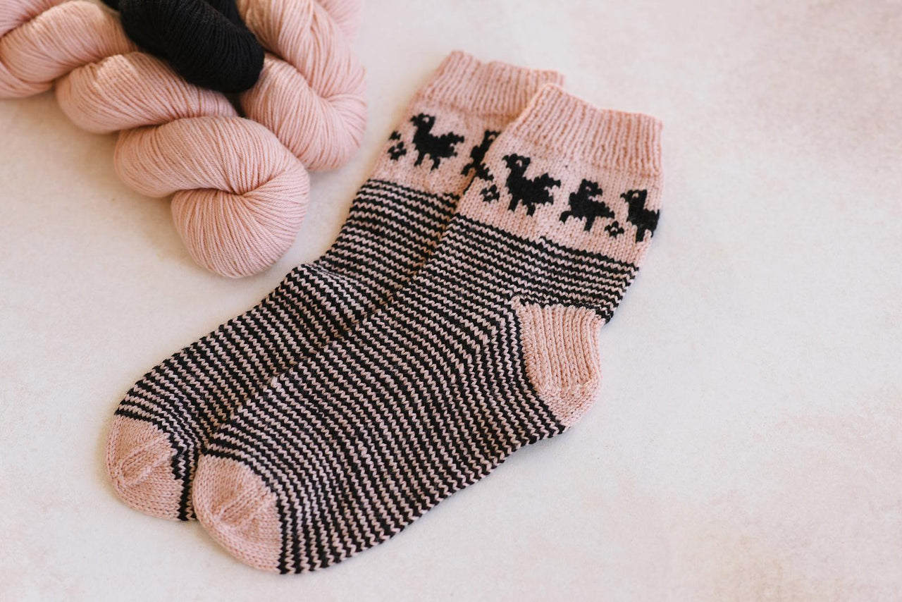 Tiny Ravens Socks