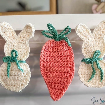 Easter Garland: Carrots & Bunnies