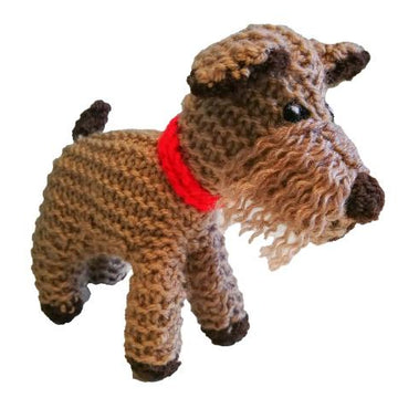 Airedale Terrier sweater, hotwater bottle cover, hat, dog toys