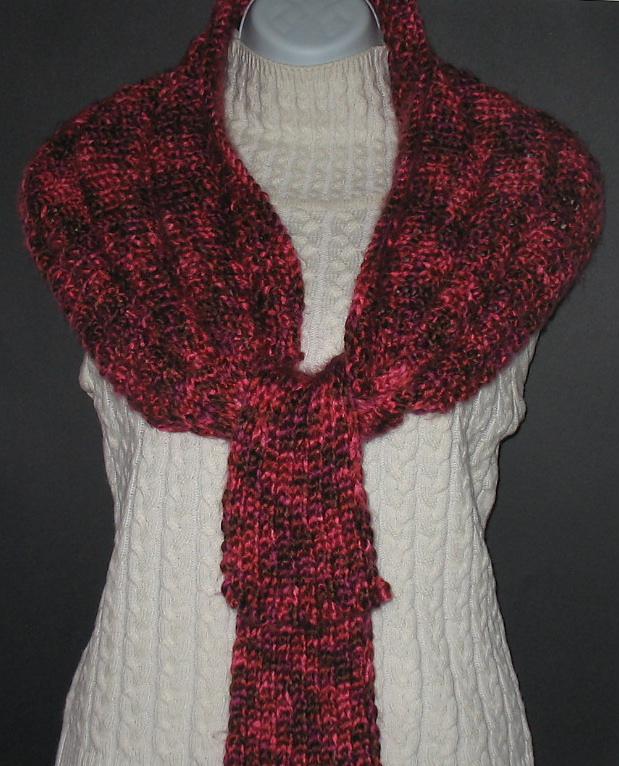Stunning Raspberry Scarf