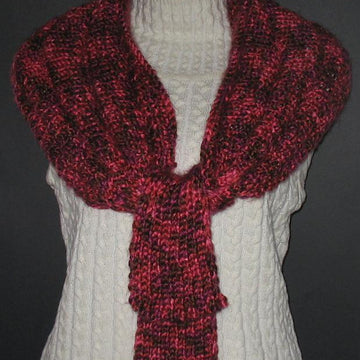 Stunning Raspberry Scarf