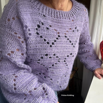 Mohair heart sweater Valentine