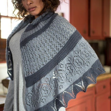 Chichima Shawl in Berroco Quechua - 389-3 - Downloadable PDF