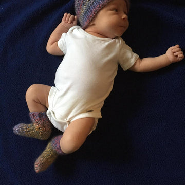 Garter Eyelet Baby Socks