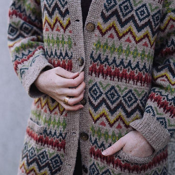 Western Winter Fair Isle Cardigan
