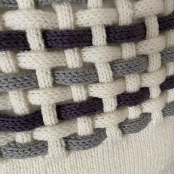 Warp and Weft Woven Pillow