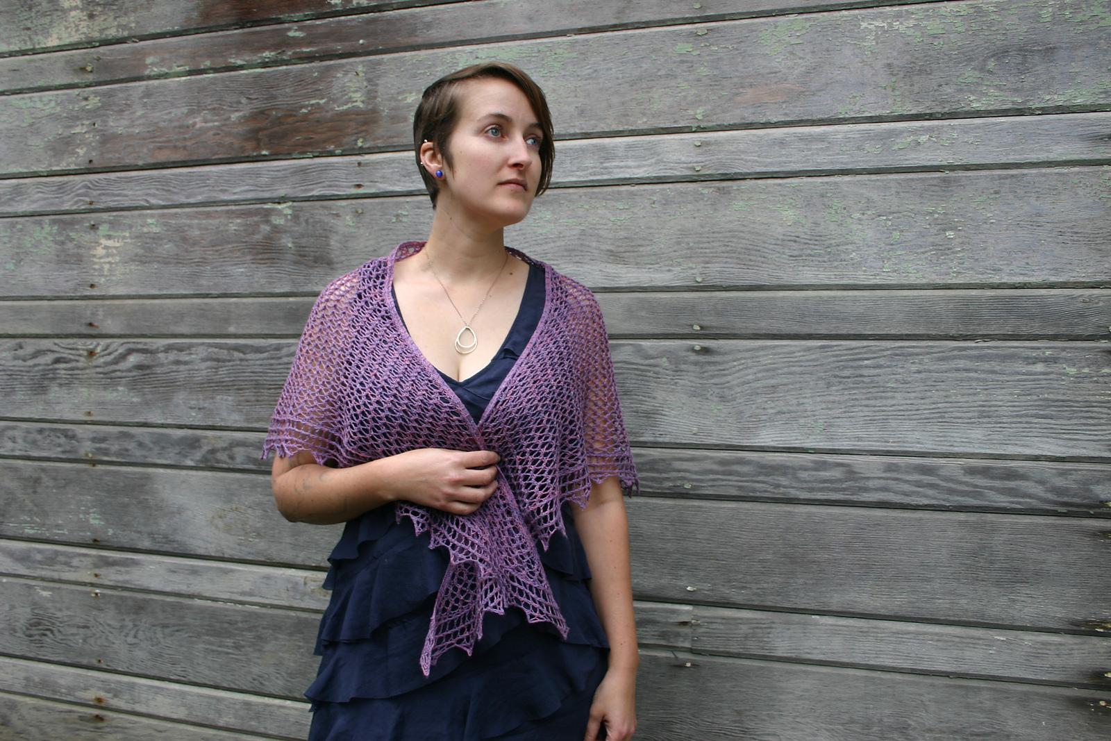 Meandering Pathway Shawl