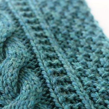 Cabled Baby Afghan