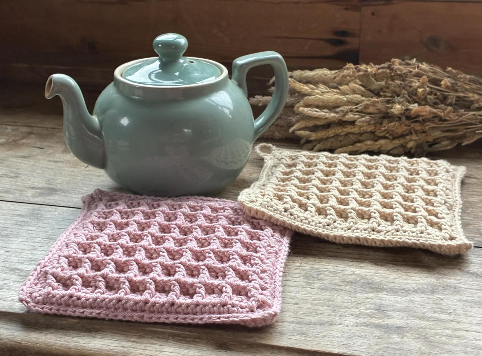 Double Layered Waffle Hot Pad