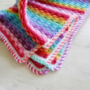 Basket of Rainbows Blanket