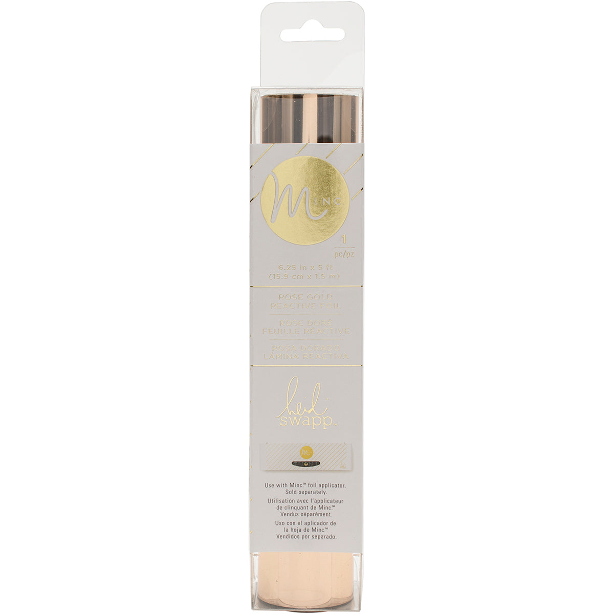 American Crafts Heidi Swapp Minc Reactive Foil 6"X5' Roll - Rose Gold