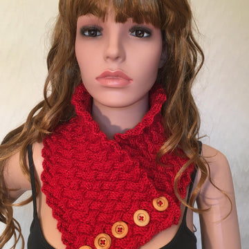 Sparkling Basketweave Neckwarmer