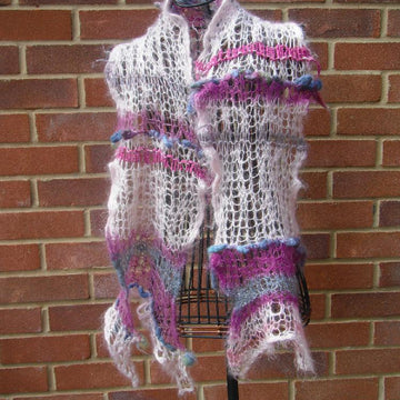 Lace & Felted Scarf