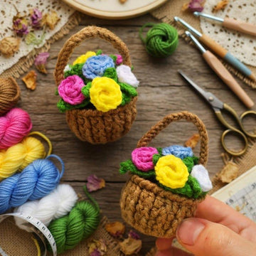 Flower Planter Crochet Pattern PDF + Video Tutorial