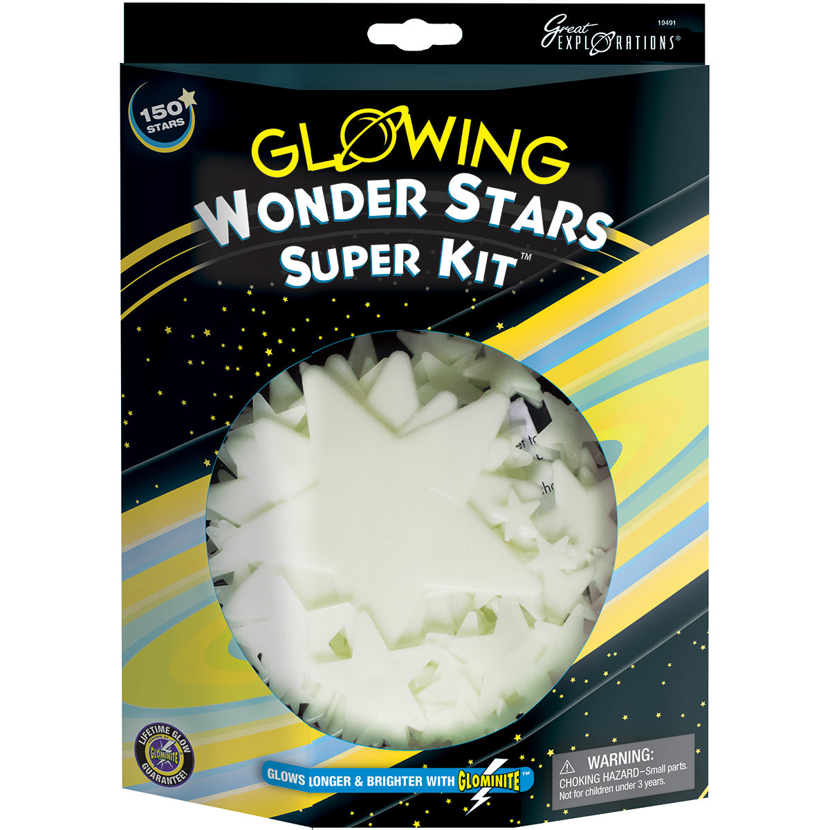 University Games Glowing Stars Super Kits 150/Pkg - Wonder Stars