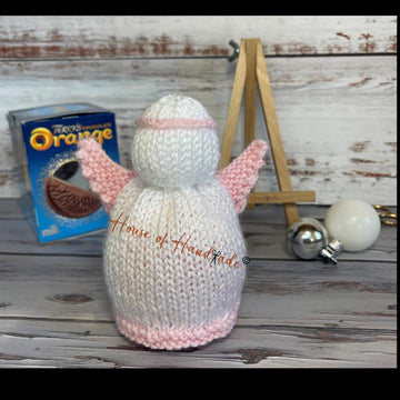 Angel Chocolate Orange Cover Knitting Pattern