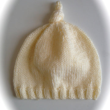 Knot Top Baby Hat