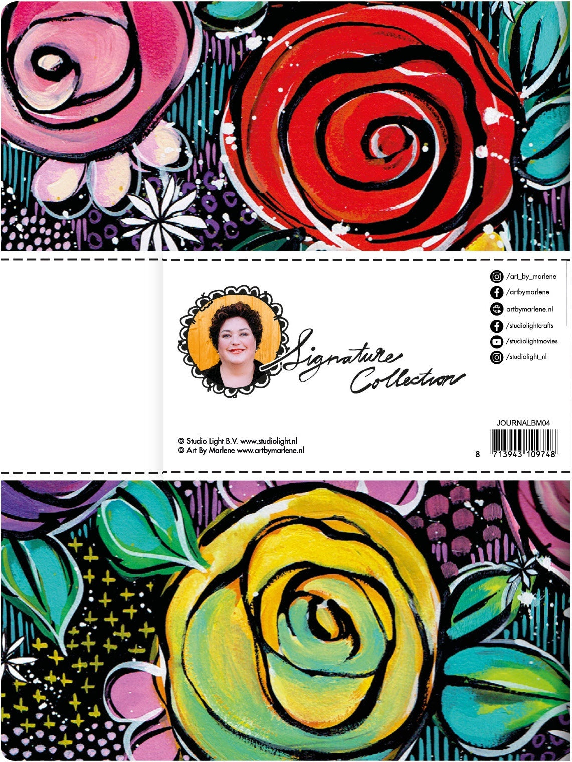 Studio Light Art By Marlene 3.0 Art Journal A4 - 30 Sheets W/Zip Pocket