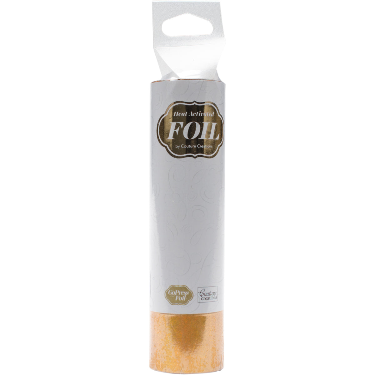 Artdeco Creations Couture Creations Foil 5"X16.4' - Gold - Iridescent Shavings Pattern