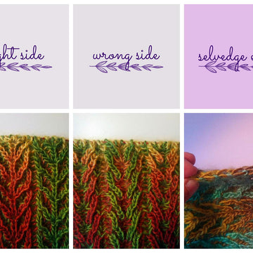 Brioche Wee Heathers Scarf