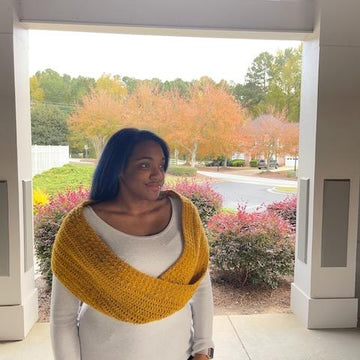 Lemon Peel Mobius Cowl