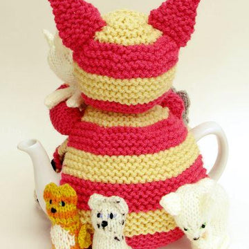 Cat Lady Tea Cosy Knitting Pattern