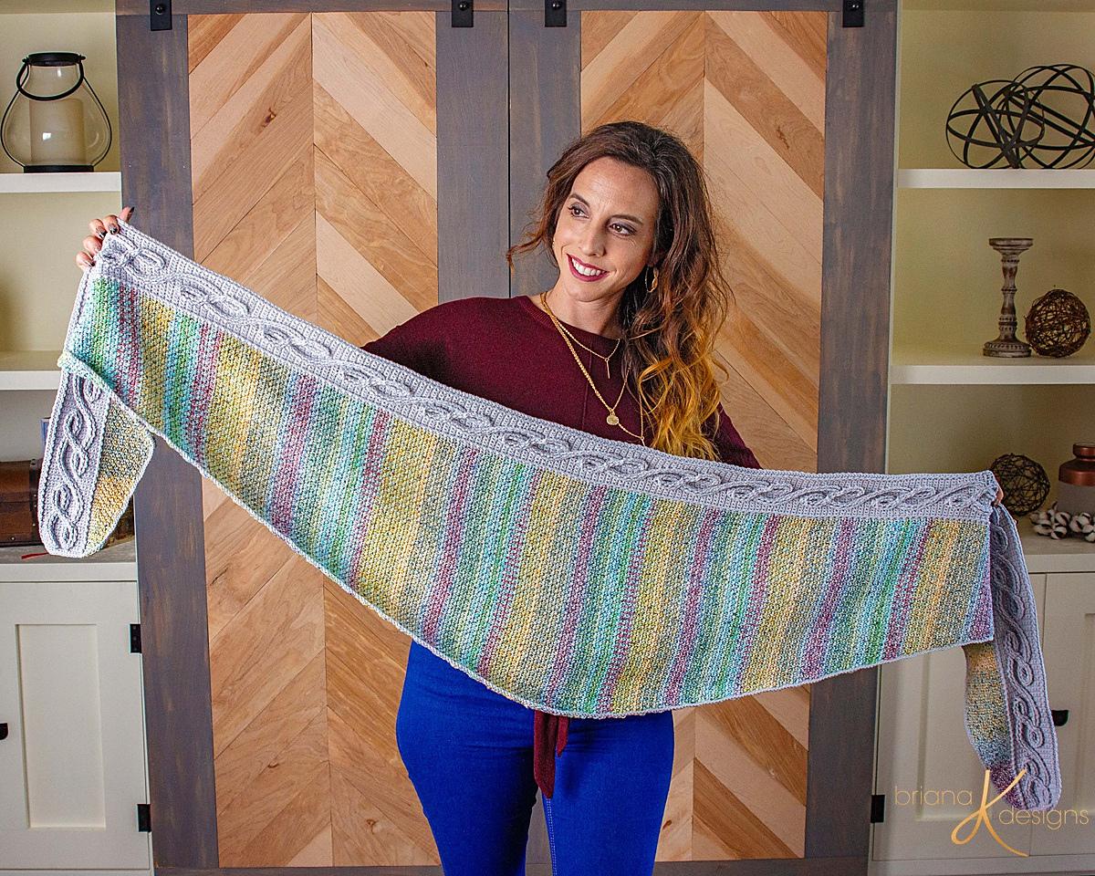 Traveling Vine Crochet Shawl