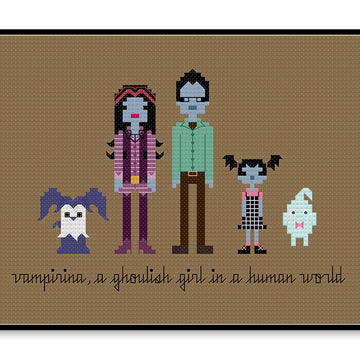 Vampirina - PDF Cross Stitch Pattern