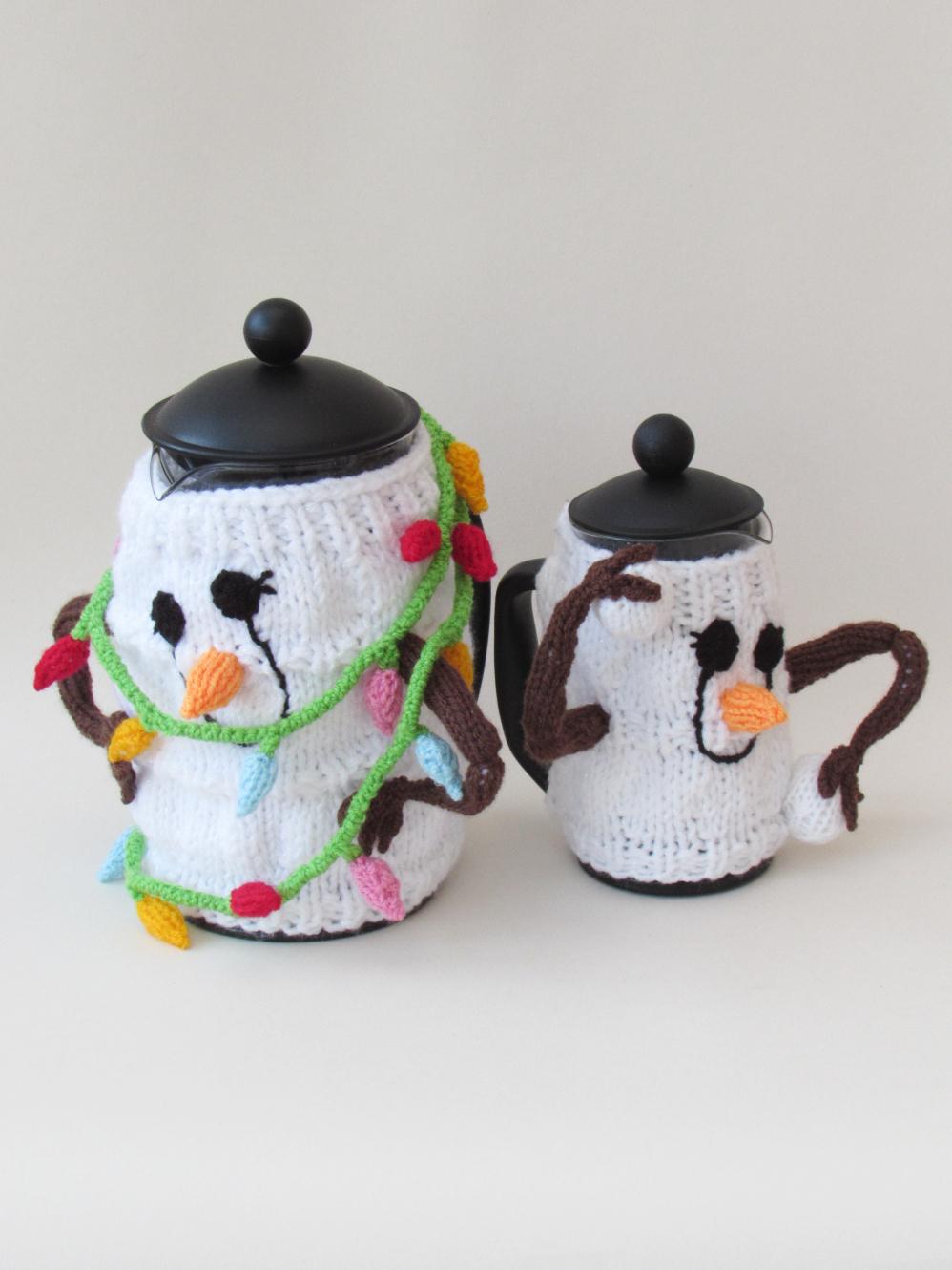 Snowmen Cafetiere Cosies