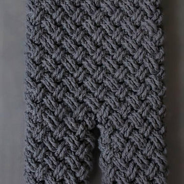 Diagonal Weave Baby Pants