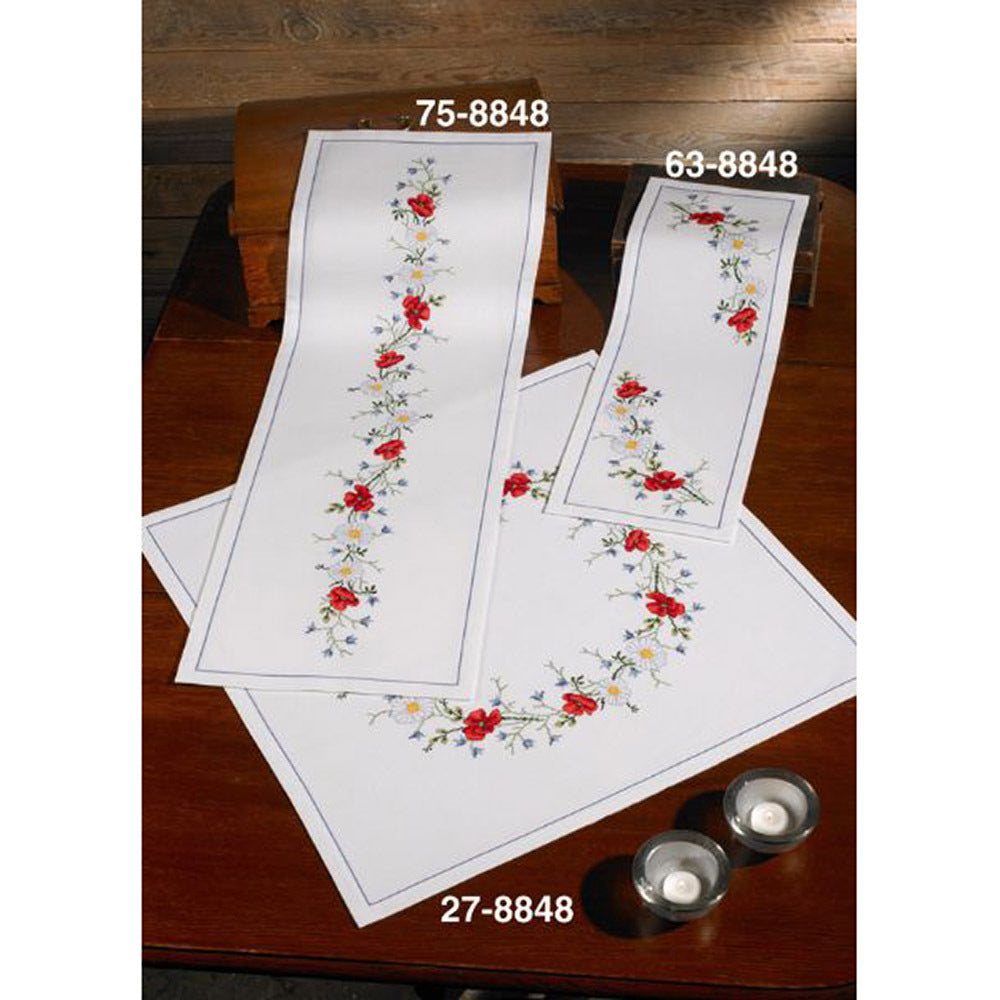 Permin Summer Cross Stitch Kit - 34x100cm