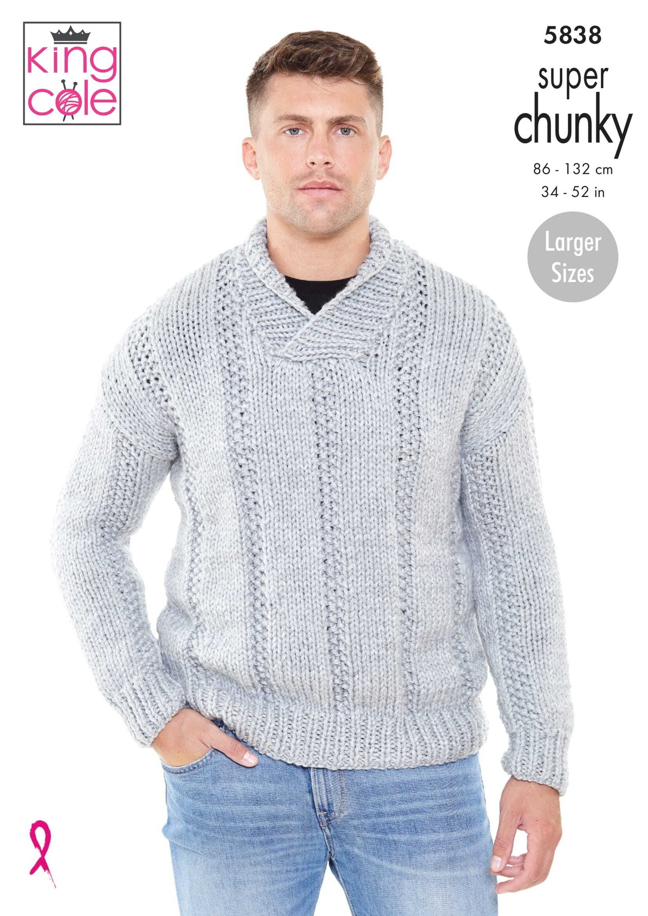 Sweaters Knitted in King Cole Big Value Super Chunky - 5838 - Downloadable PDF
