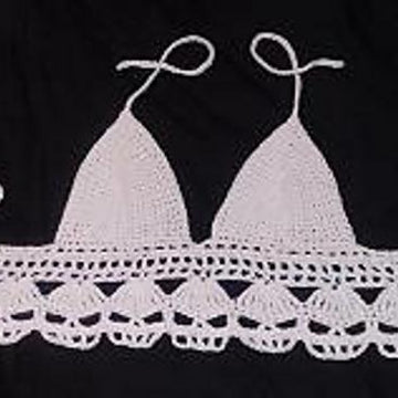Wikked Skull Bikini Crop Top
