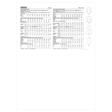 Simplicity Misses' Jacket and Skirts S9555 - Sewing Pattern