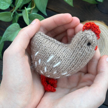 Knitted chicken