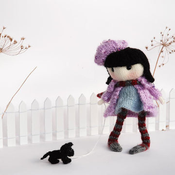 Zefirka Doll and her dog