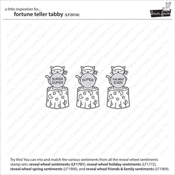 Lawn Fawn Clear Stamps 3"X4" - Fortune Teller Tabby