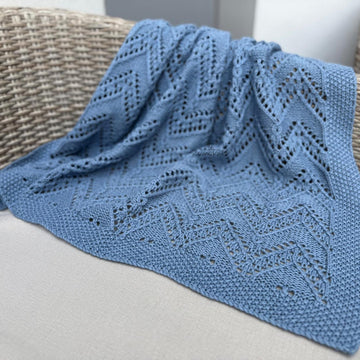 Chevron Cuddle Baby Blanket